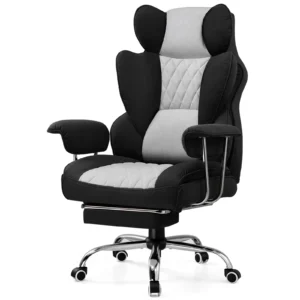 Alternative view of COMHOMA Big & Tall Ergonomic Office Chair | Pocket Spring Lumbar, Footrest & 400LBS Capacity