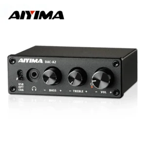 AIYIMA DAC-A2 USB DAC headphone amplifier coaxial optical RCA output desktop HiFi