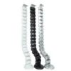wire spine snake shaped under desk cable sleeve management conduit black white silver 80cm 120cm 150cm