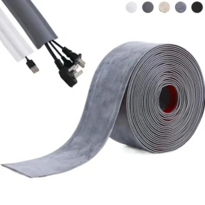 Alternative view of 15M Self-Adhesive Electric Wire Decorative Slot PVC Waterproof Mould Proof Wall Line Raceway Cable Management Wiring Accessories