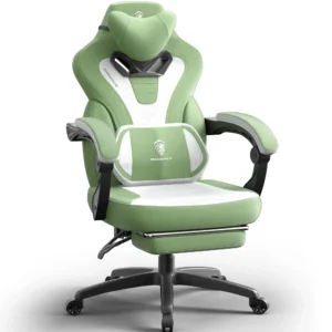 Dowinx Ergonomic Gaming Chair with Footrest | High Back Computer Chair for Adults & Heavy People