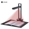 CZUR Aura Pro portable A3 book document scanner smart OCR LED desk lamp 14MP home office dark gray